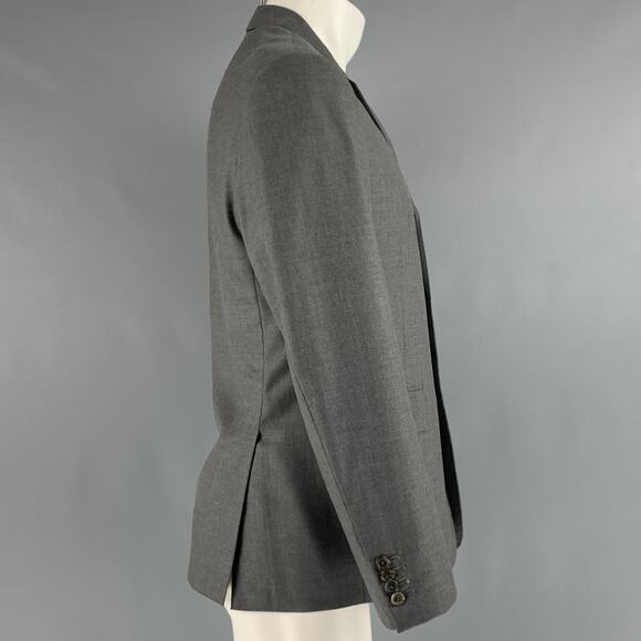 THOM BROWNE Size 40 Grey Tweed 3 button Sport Coat - Picture 2 of 7